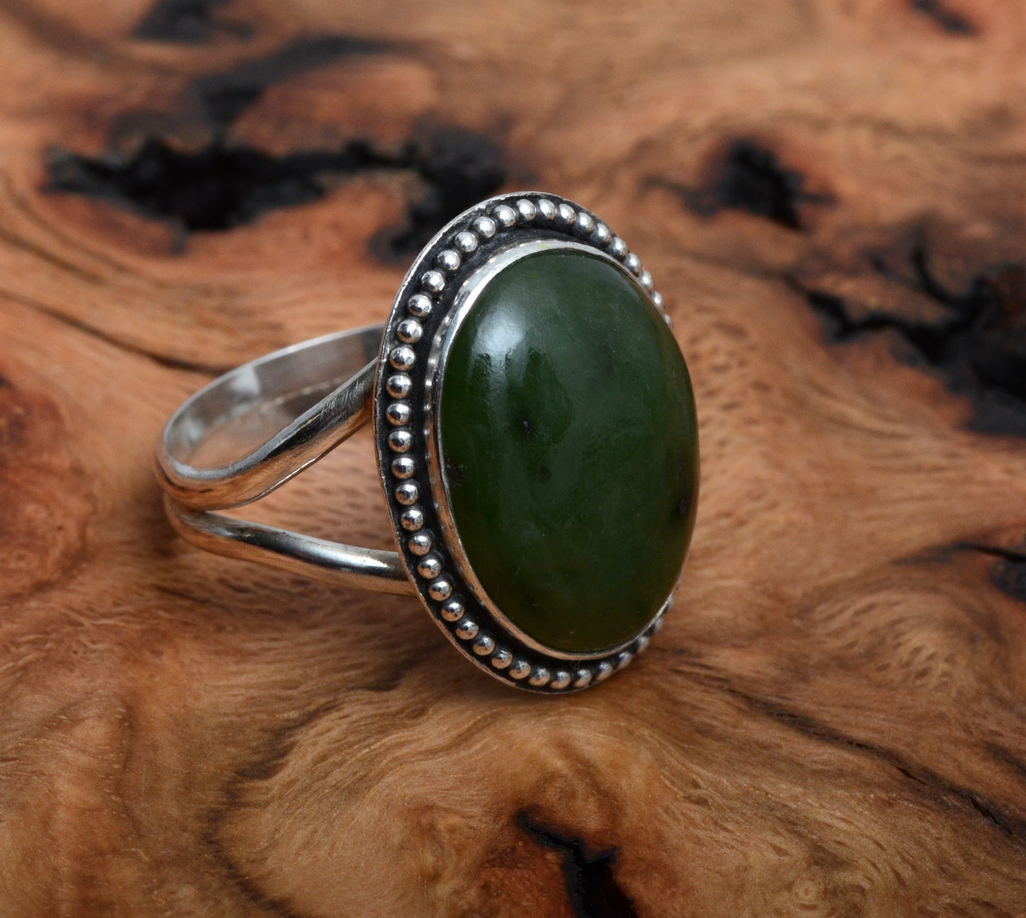 Oval Jade Ring
